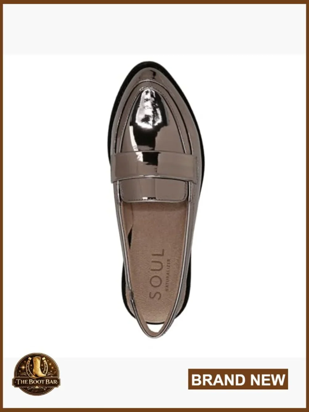 Womens Slingback Loafers Slip On Flats Memory Foam Cushioned